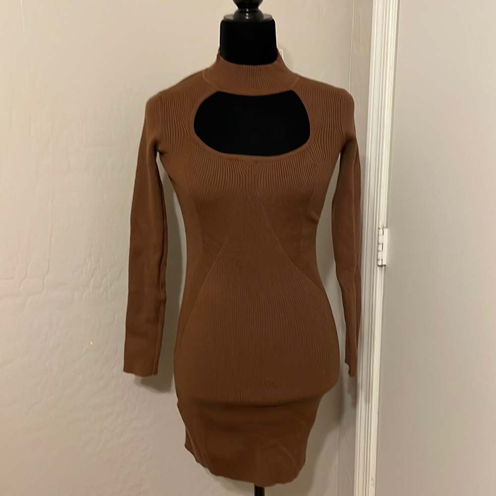 Mini sweater dress